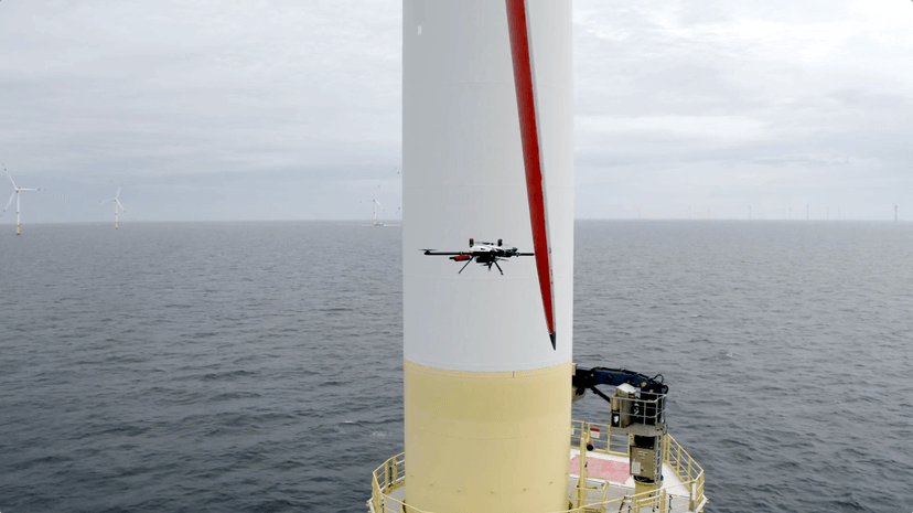 LPS-Prüfung an einer Offshore-Windkraftanlage
